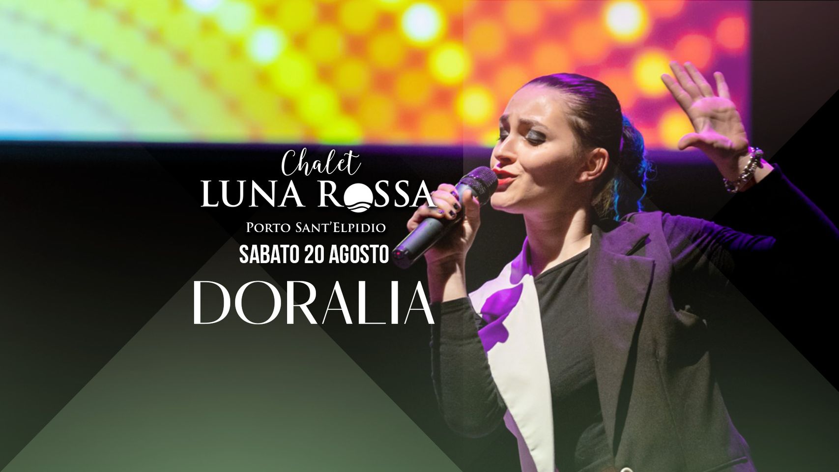 Doralia live cena in musica sabato 20 agosto
